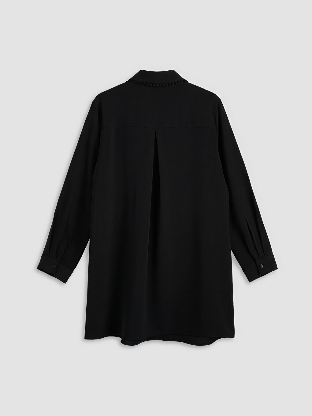 Embroidered Detail Women's Shirt Tunic-5