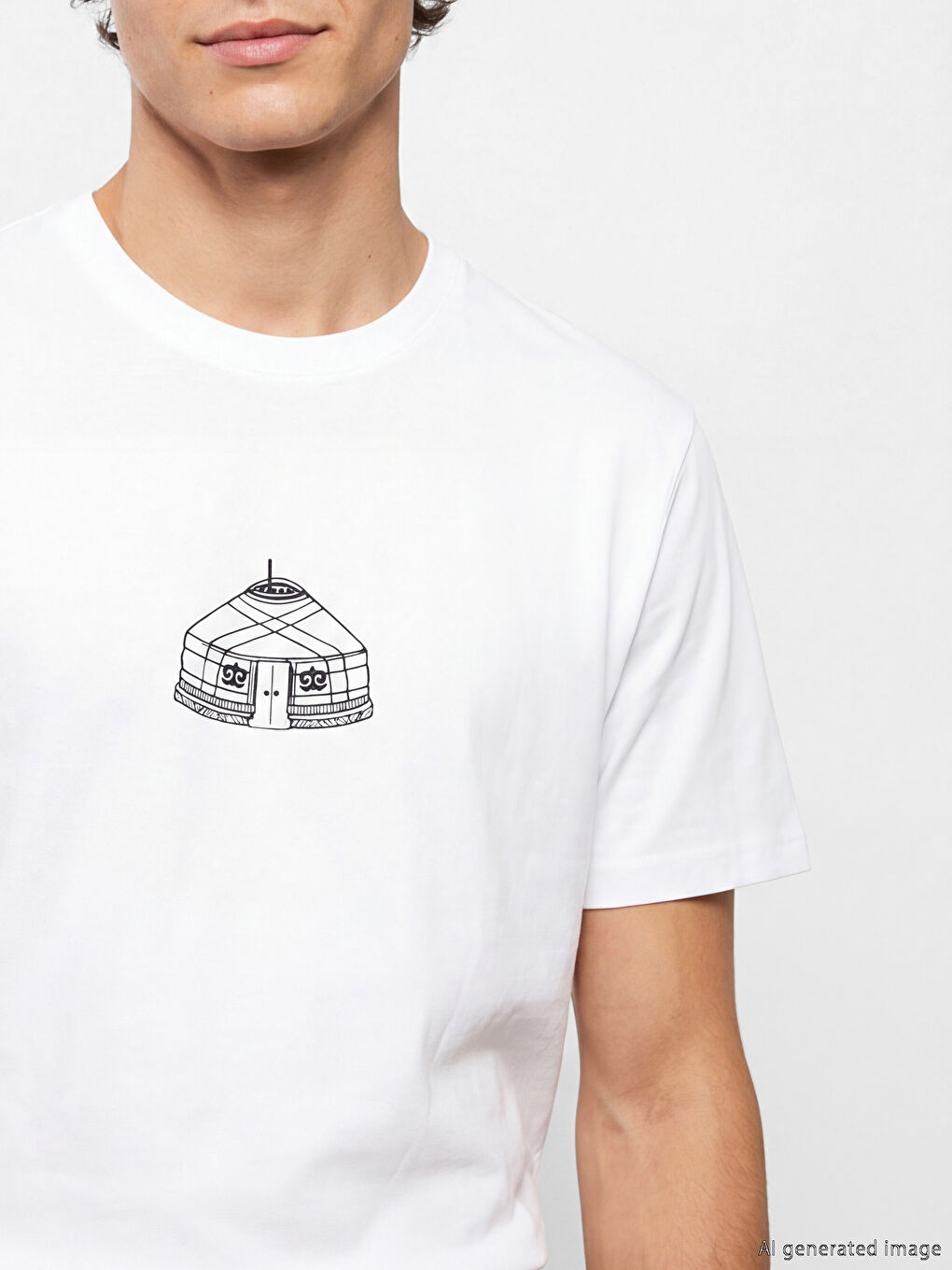 Ерлер ақ Футболка-2