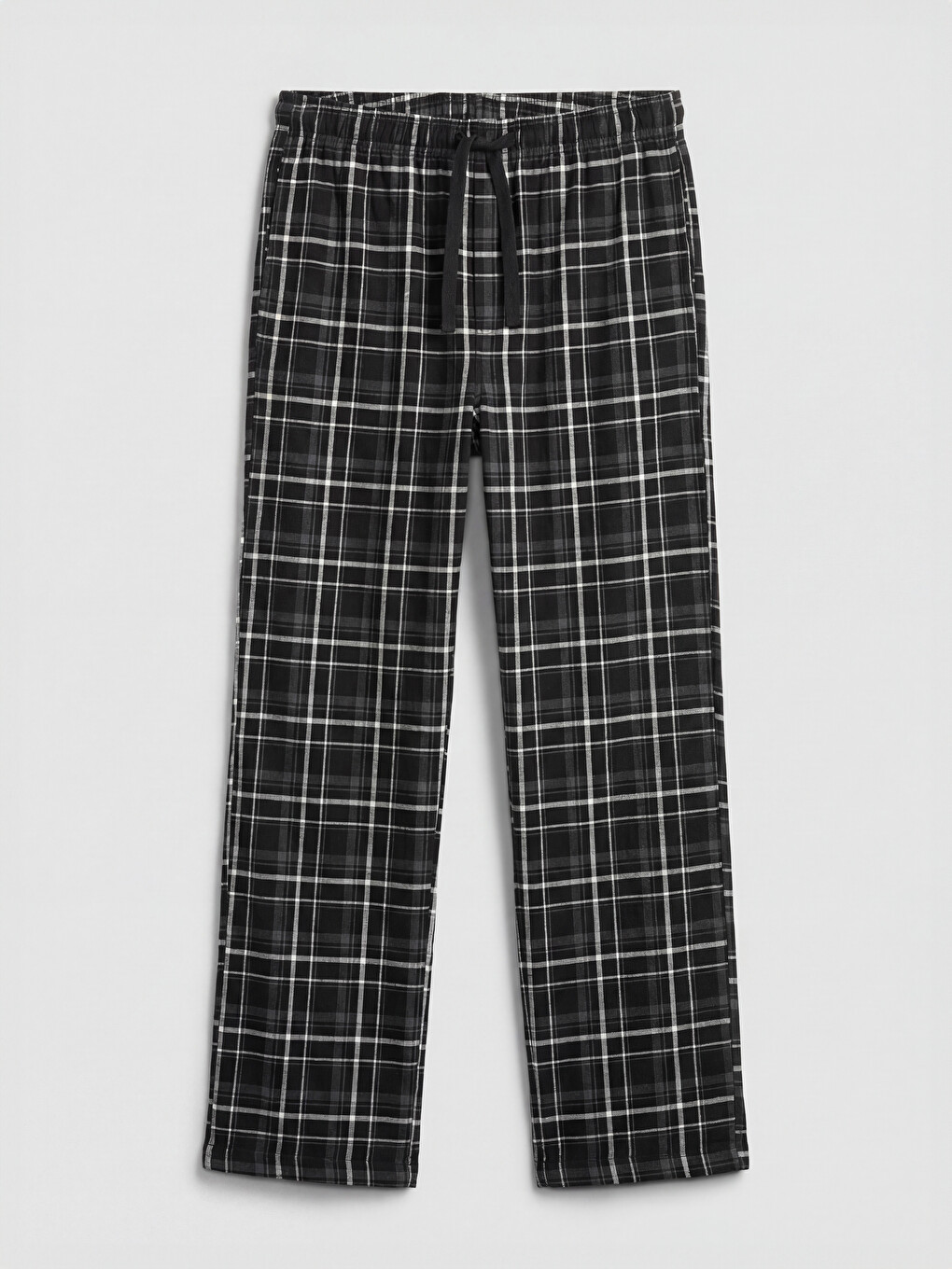 Regular Fit Plaid Men's Pyjamas Bottoms-4