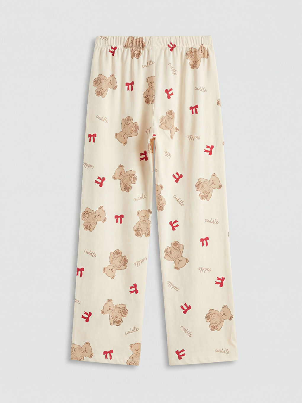 Pembe Baskılı Kız Çocuk Pijama Takımı-4