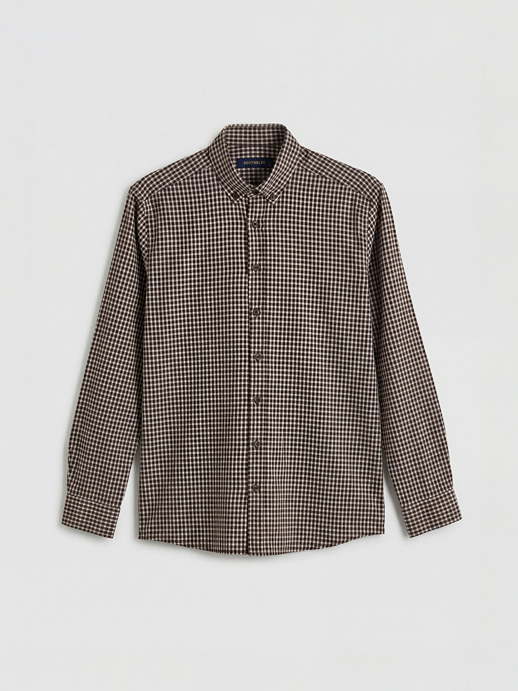 Regular Fit Plaid Textured Men's Shirt-4