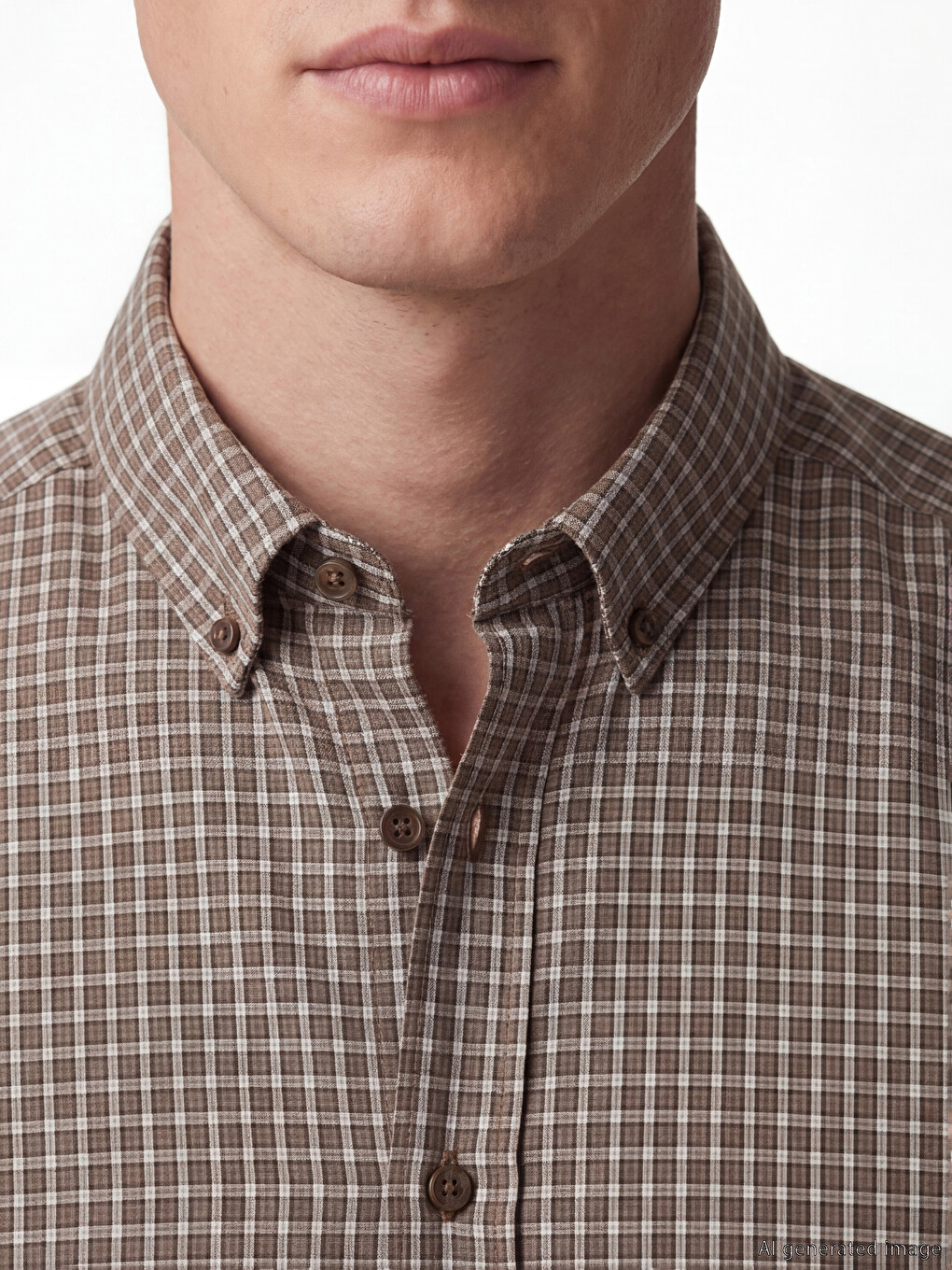Regular Fit Plaid Textured Men's Shirt-2