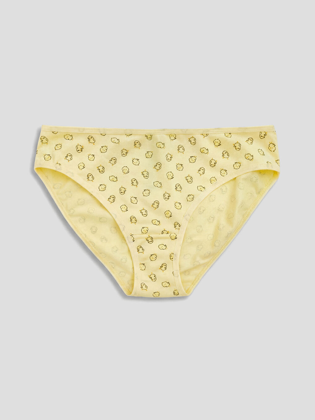 Sarı Baskılı Bikini Külot