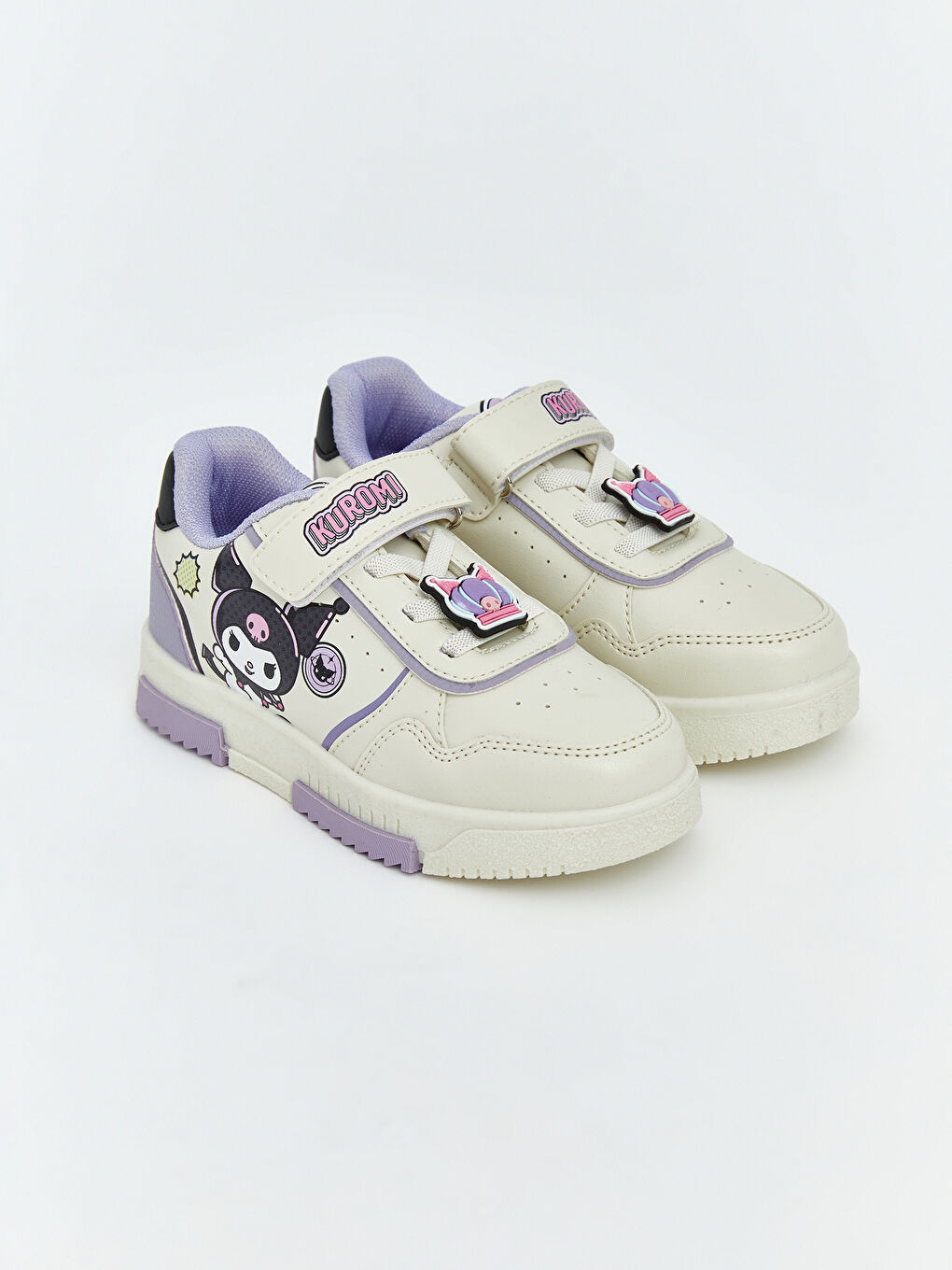 Beyaz Kuromi Baskılı Kız Çocuk Spor Ayakkabı