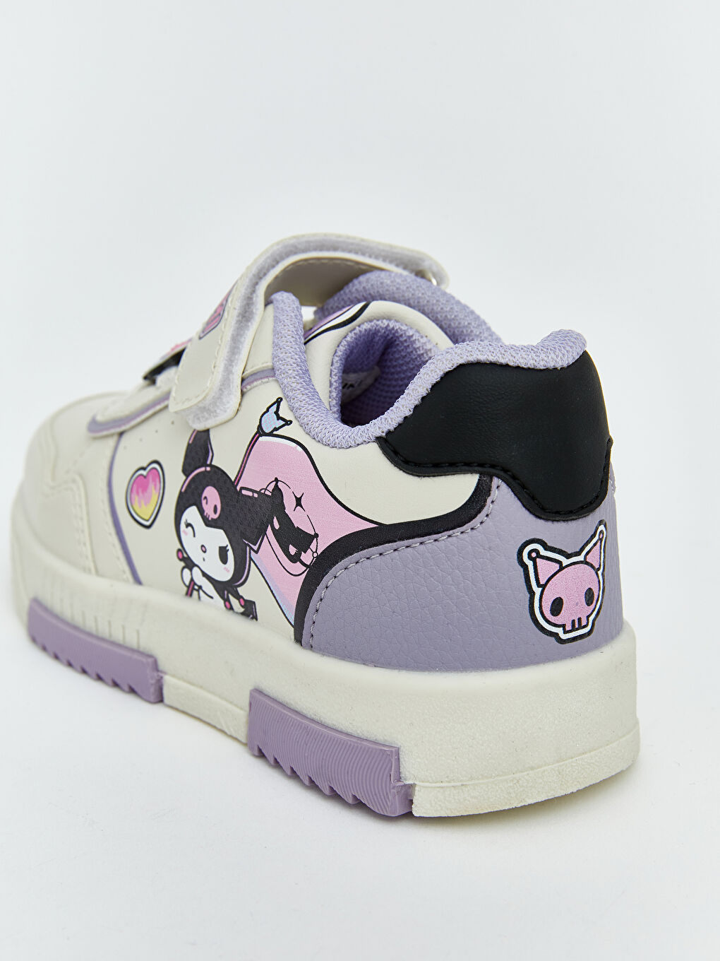 Beyaz Kuromi Baskılı Kız Çocuk Spor Ayakkabı-4