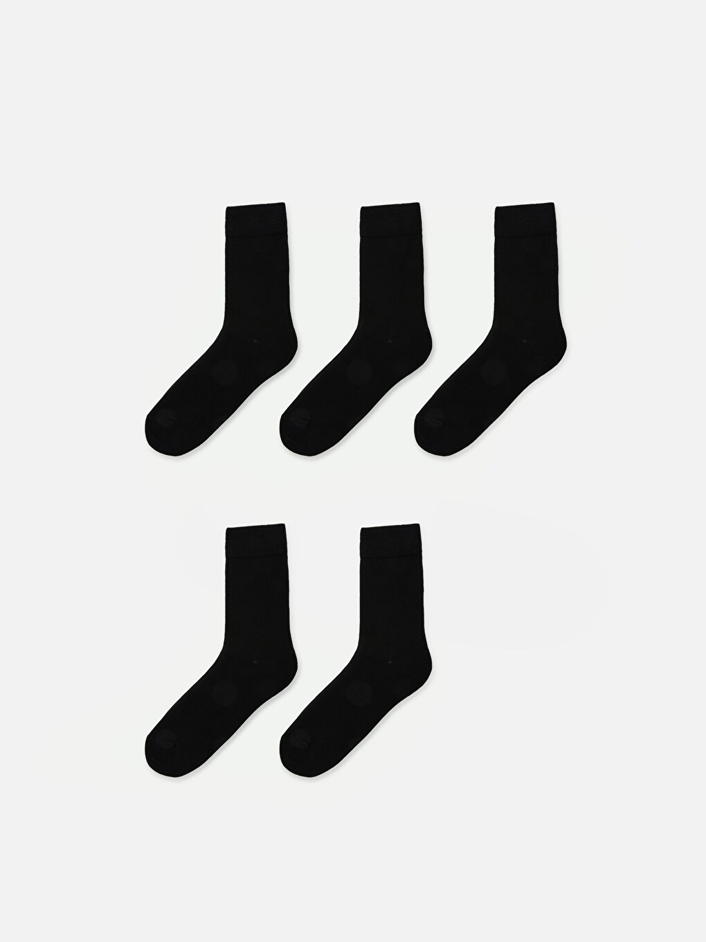 Siyah Erkek Soket Çorap 5'li