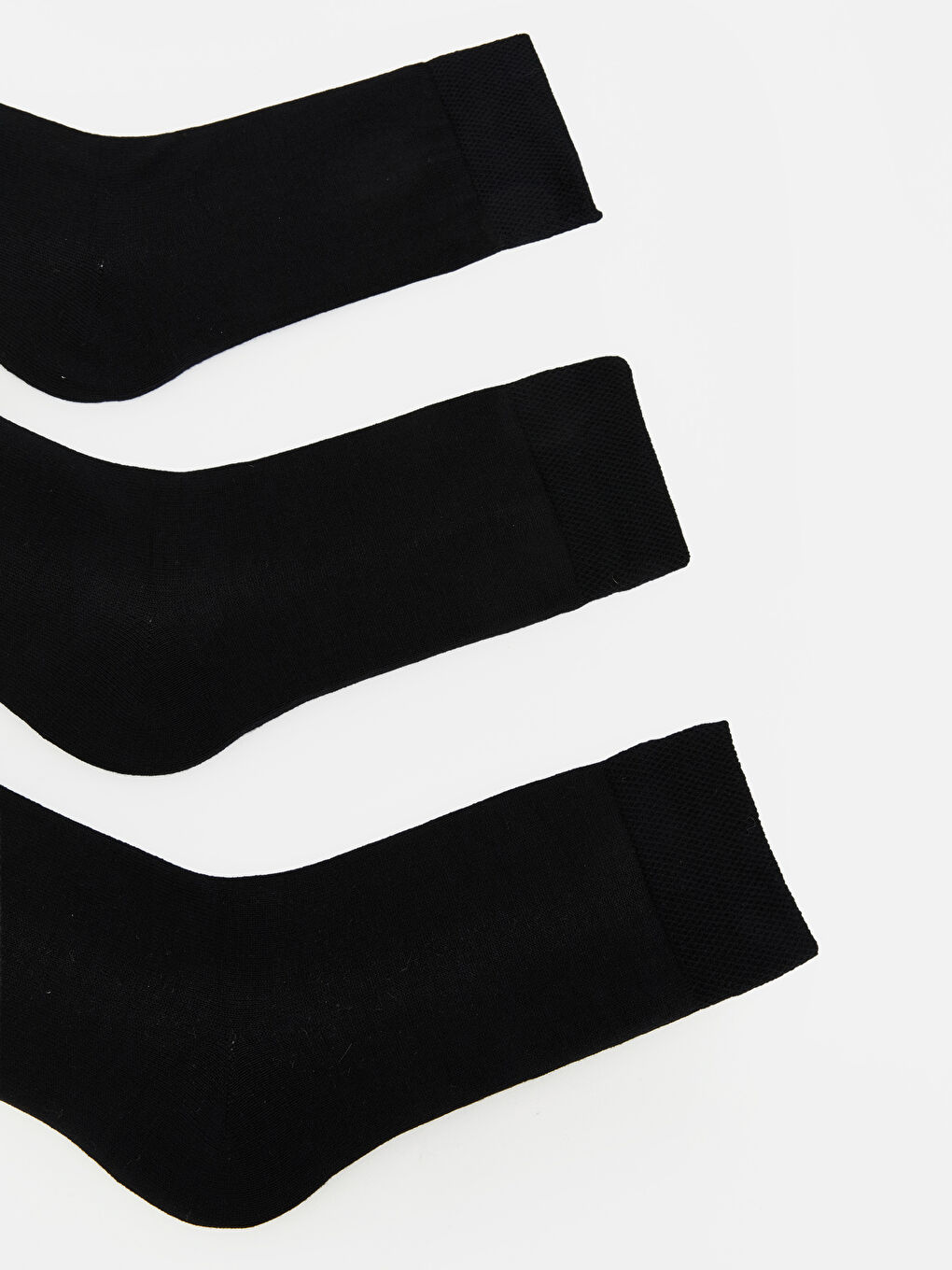 Siyah Erkek Soket Çorap 3'lü-1