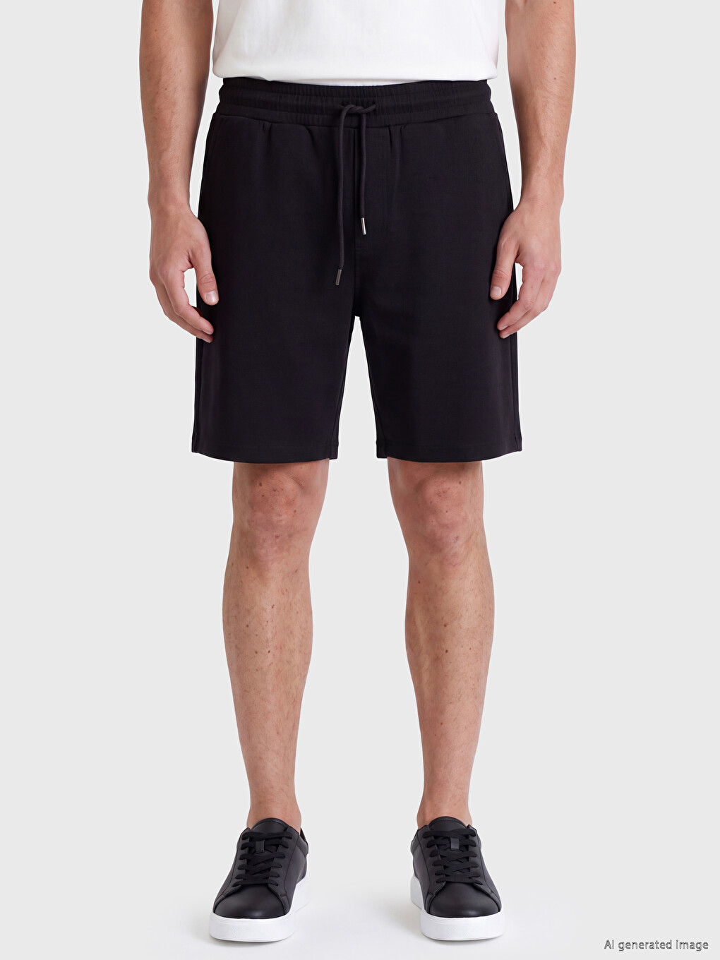 Man Black Shorts-1