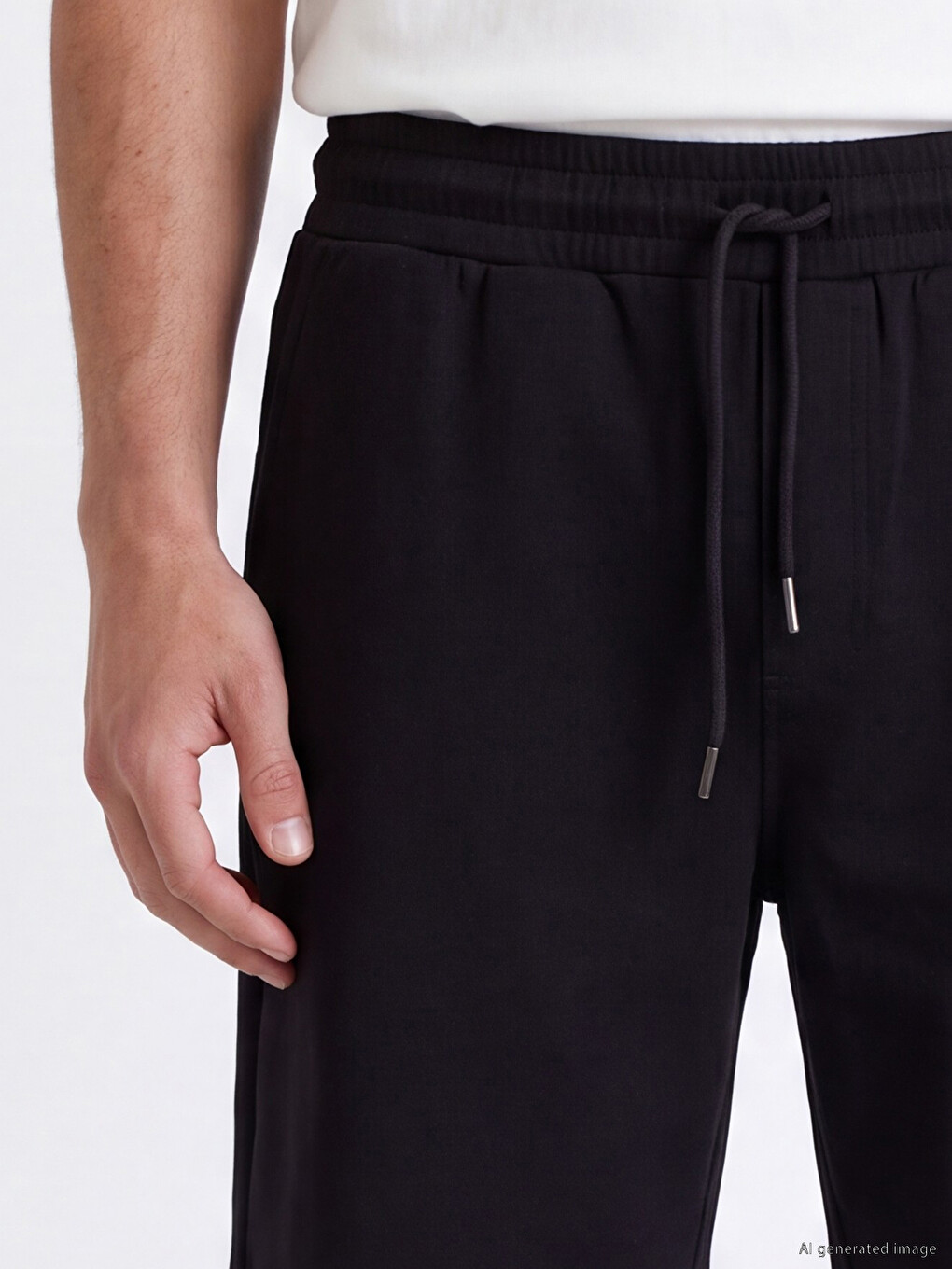 Man Black Shorts-2