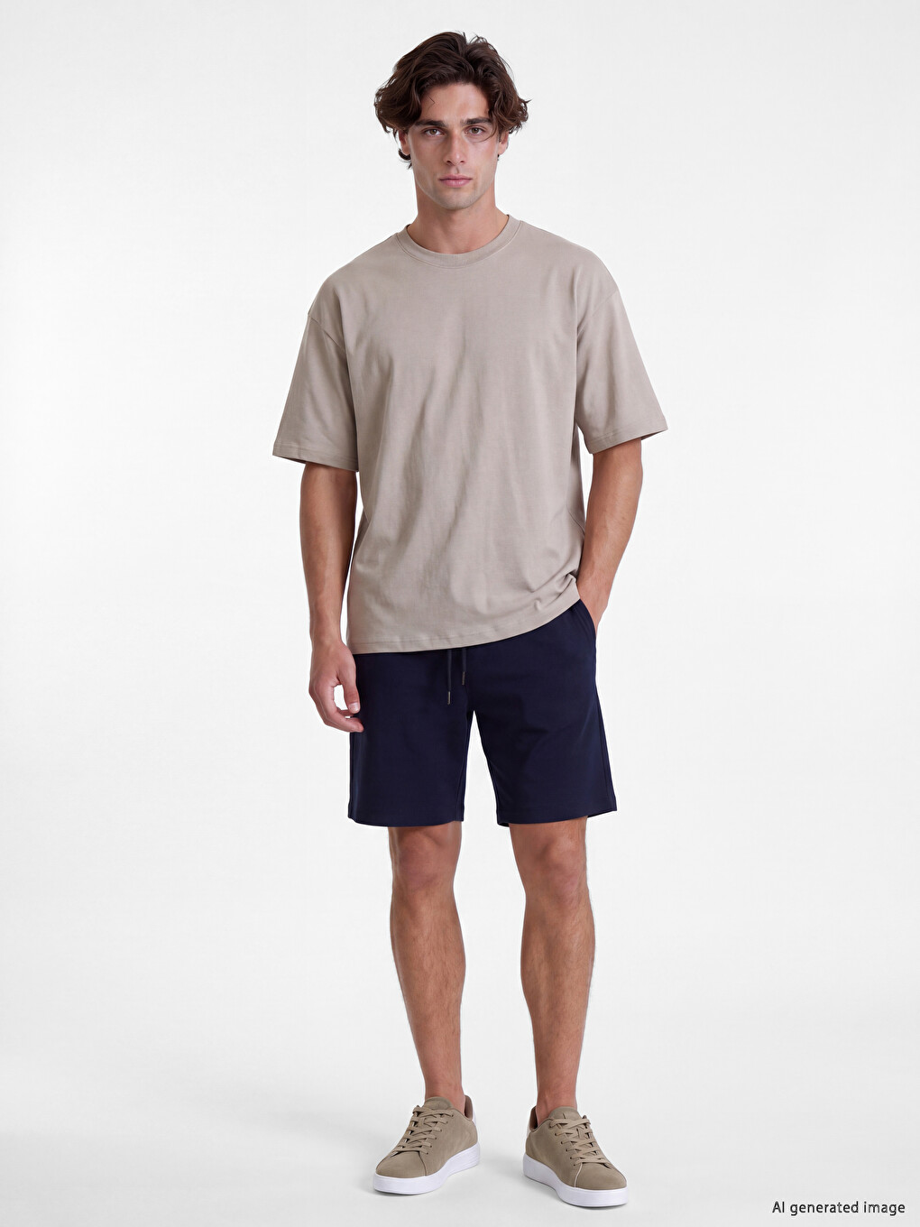 Man Navy Shorts
