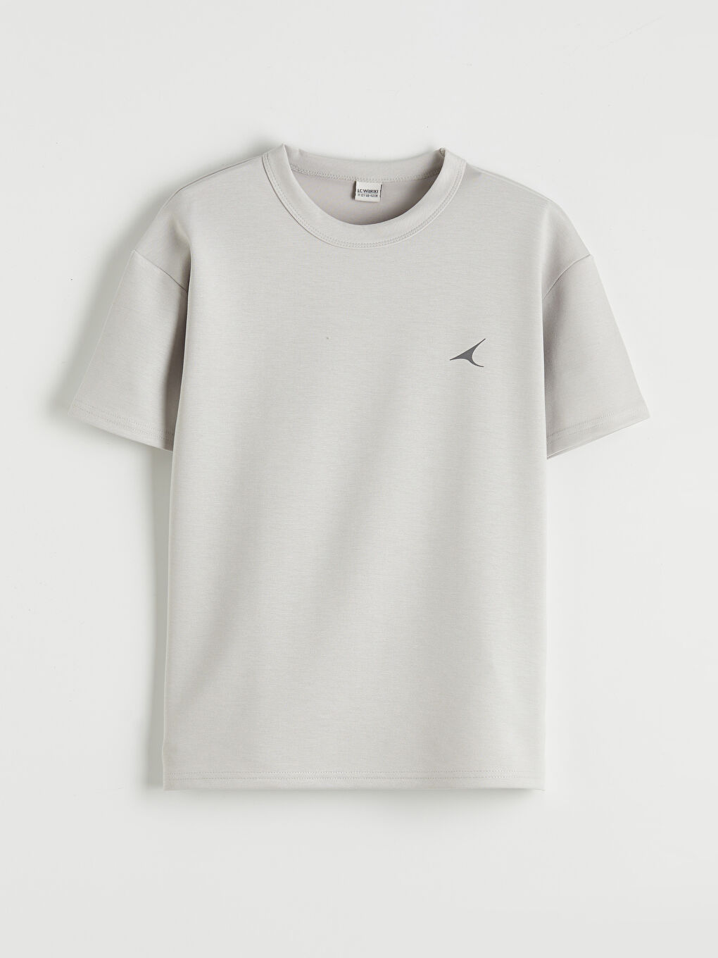 Gri Baskılı Erkek Çocuk Tişört