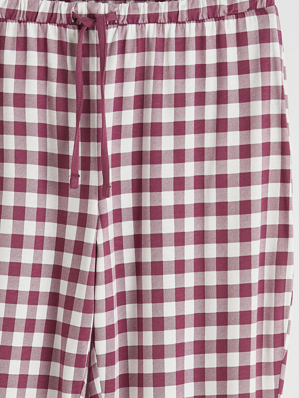 Kırmızı Bisiklet Yaka Baskılı Kadın Pijama Takım-6