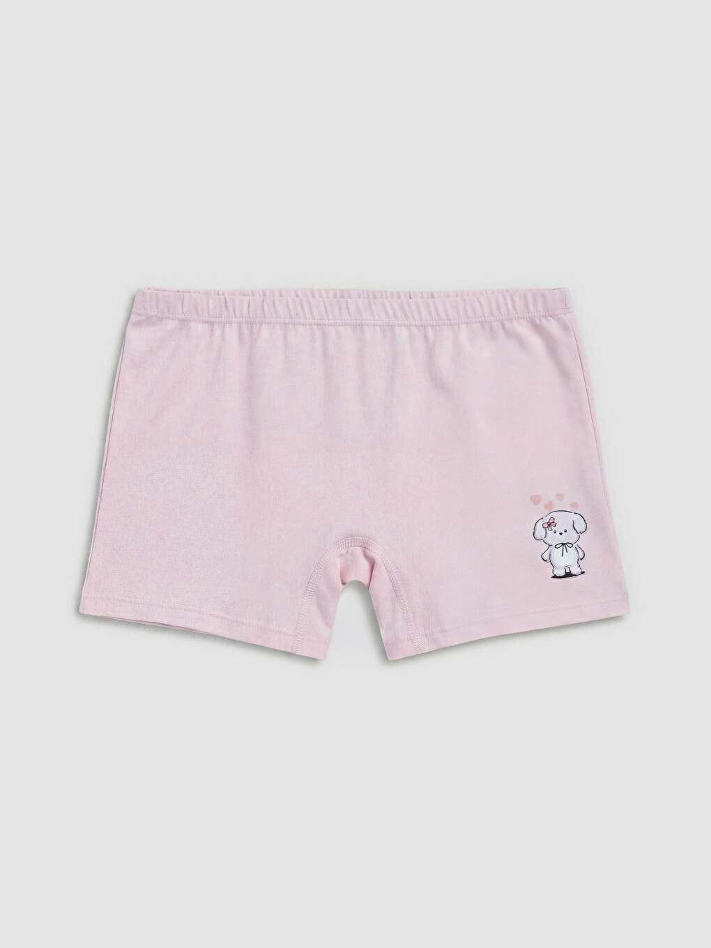 Pembe Baskılı Kız Çocuk Boxer