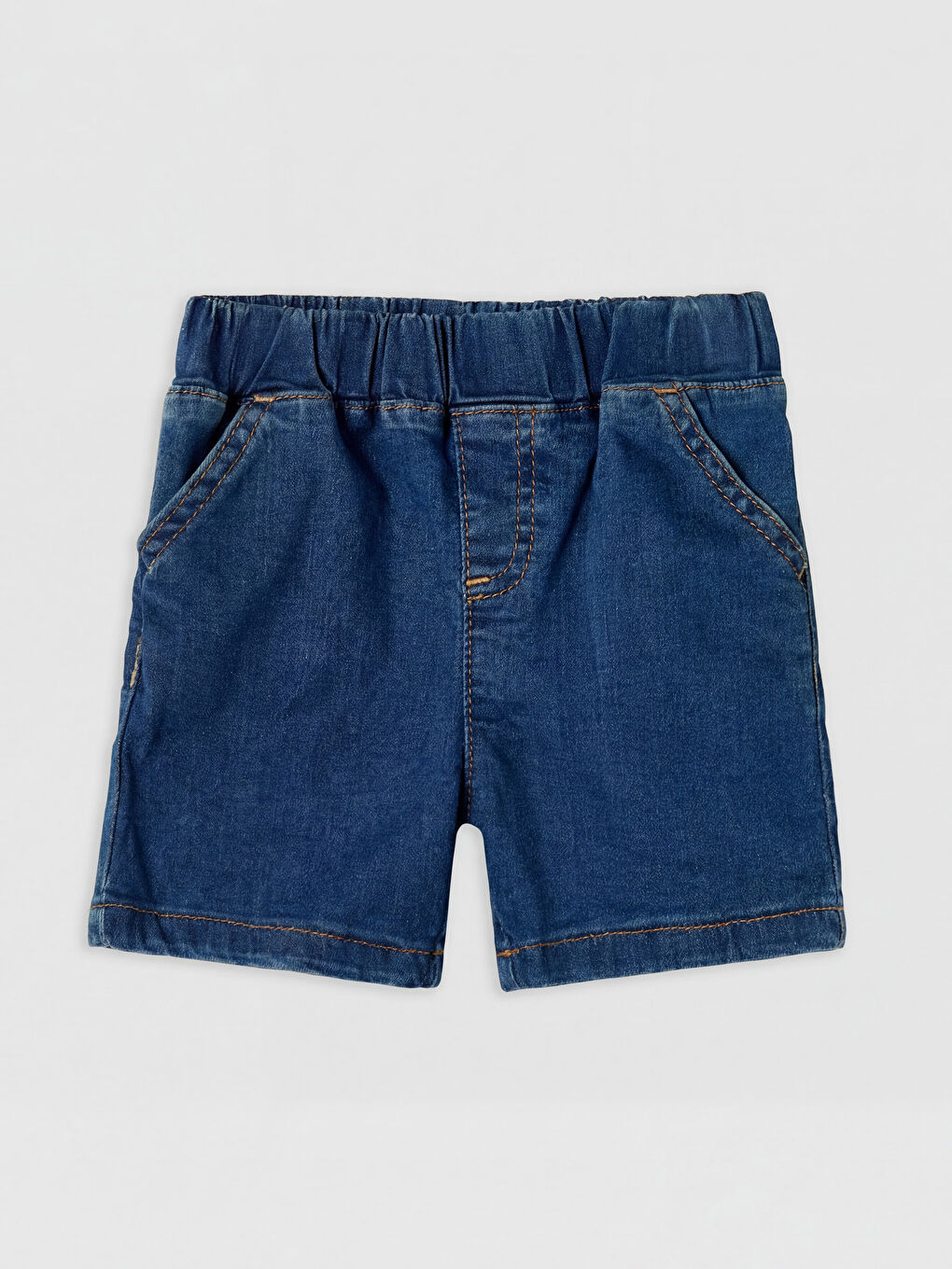 Ekru Tom & Jerry Baskılı Erkek Bebek Şort Takım-3