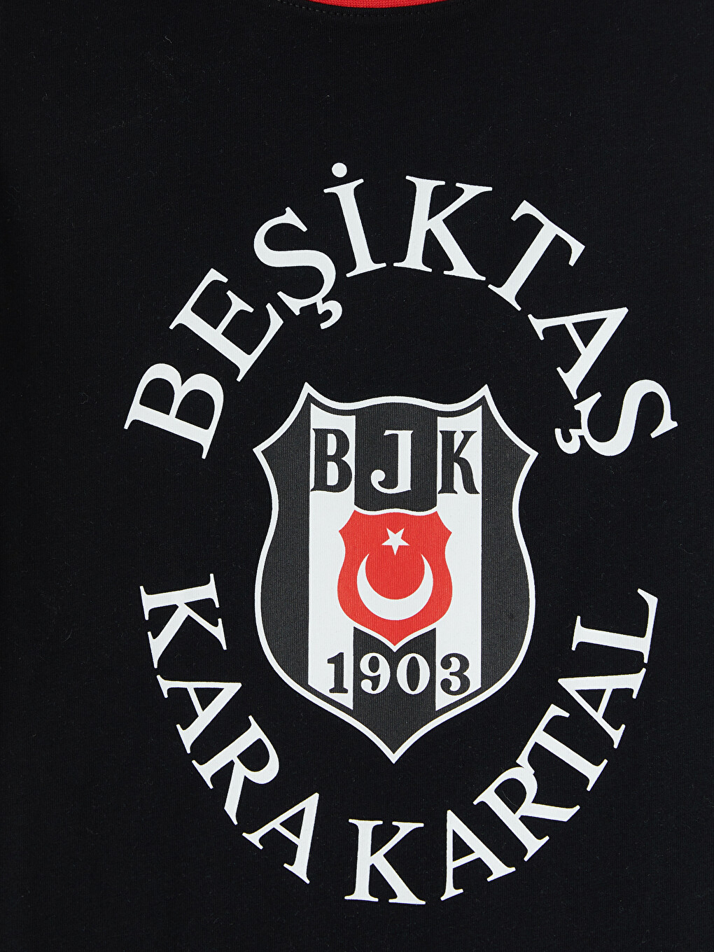 Siyah Beşiktaş Baskılı Erkek Çocuk Pijama Şort-1