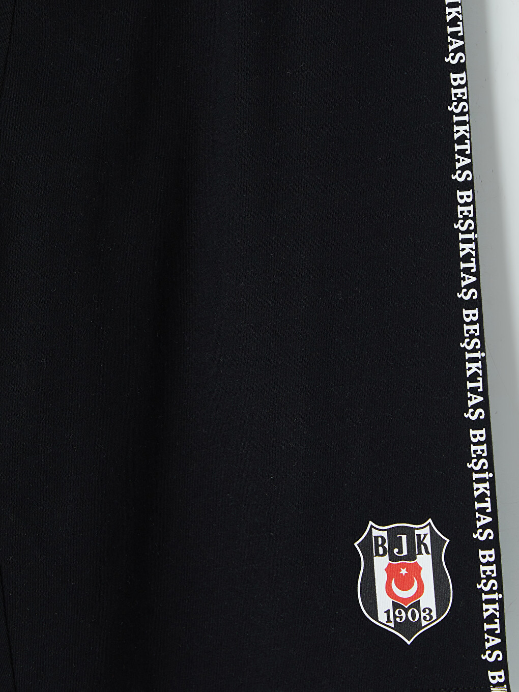 Siyah Beşiktaş Baskılı Erkek Çocuk Pijama Şort-2