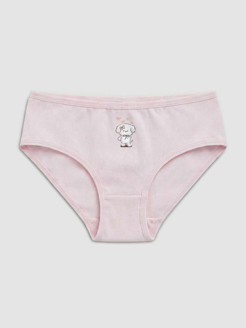 Pembe Baskılı Kız Çocuk Külot 5'li-5
