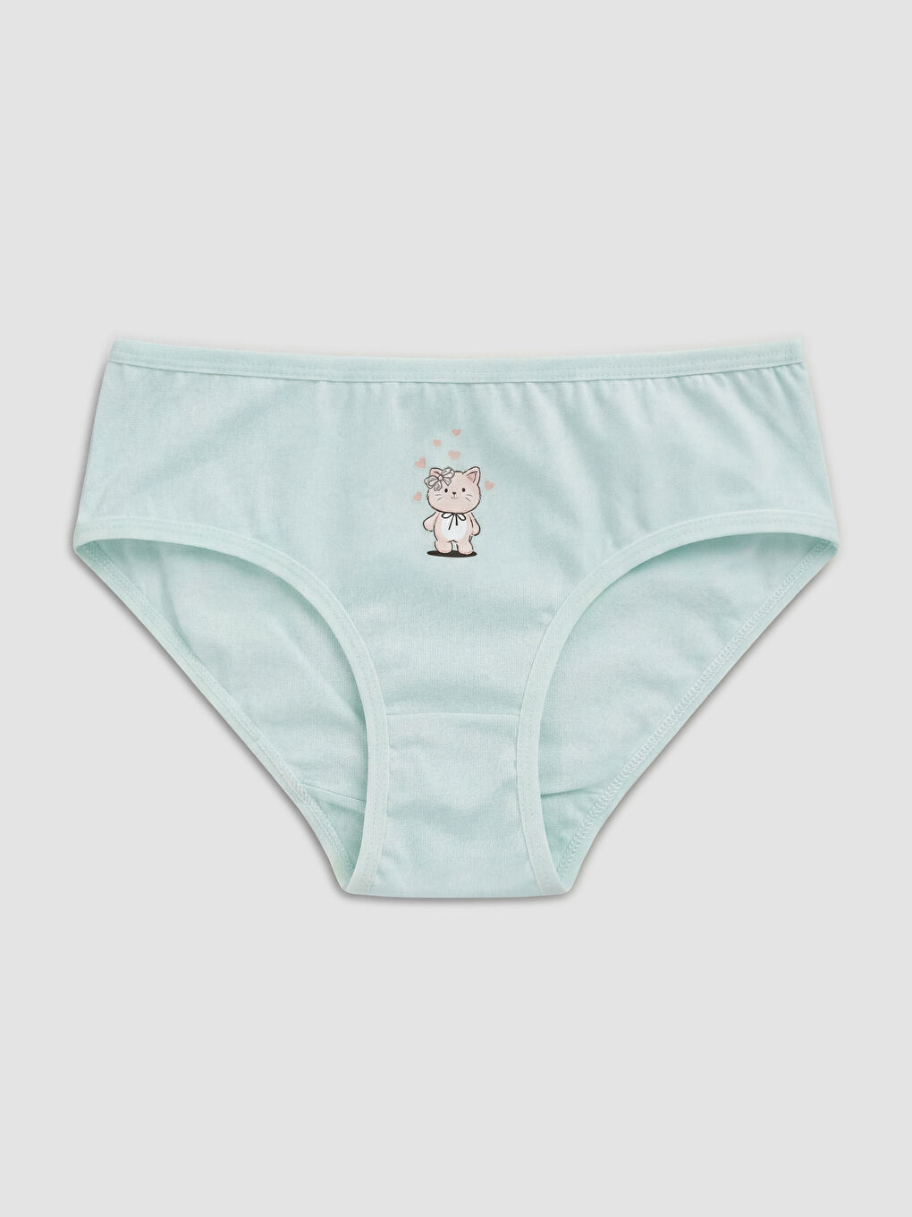 Pembe Baskılı Kız Çocuk Külot 5'li-7