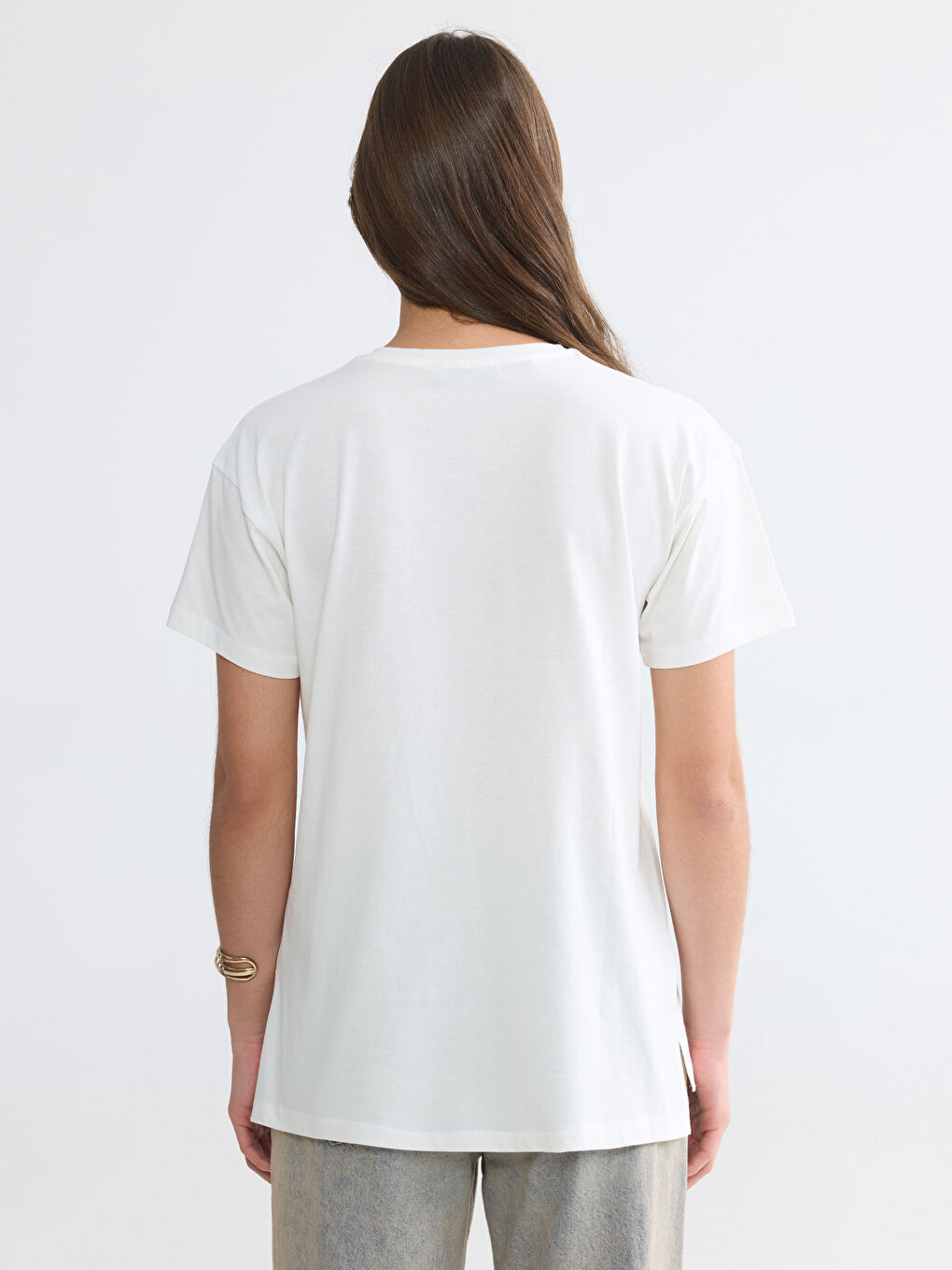 Woman WHITE T-Shirt-3