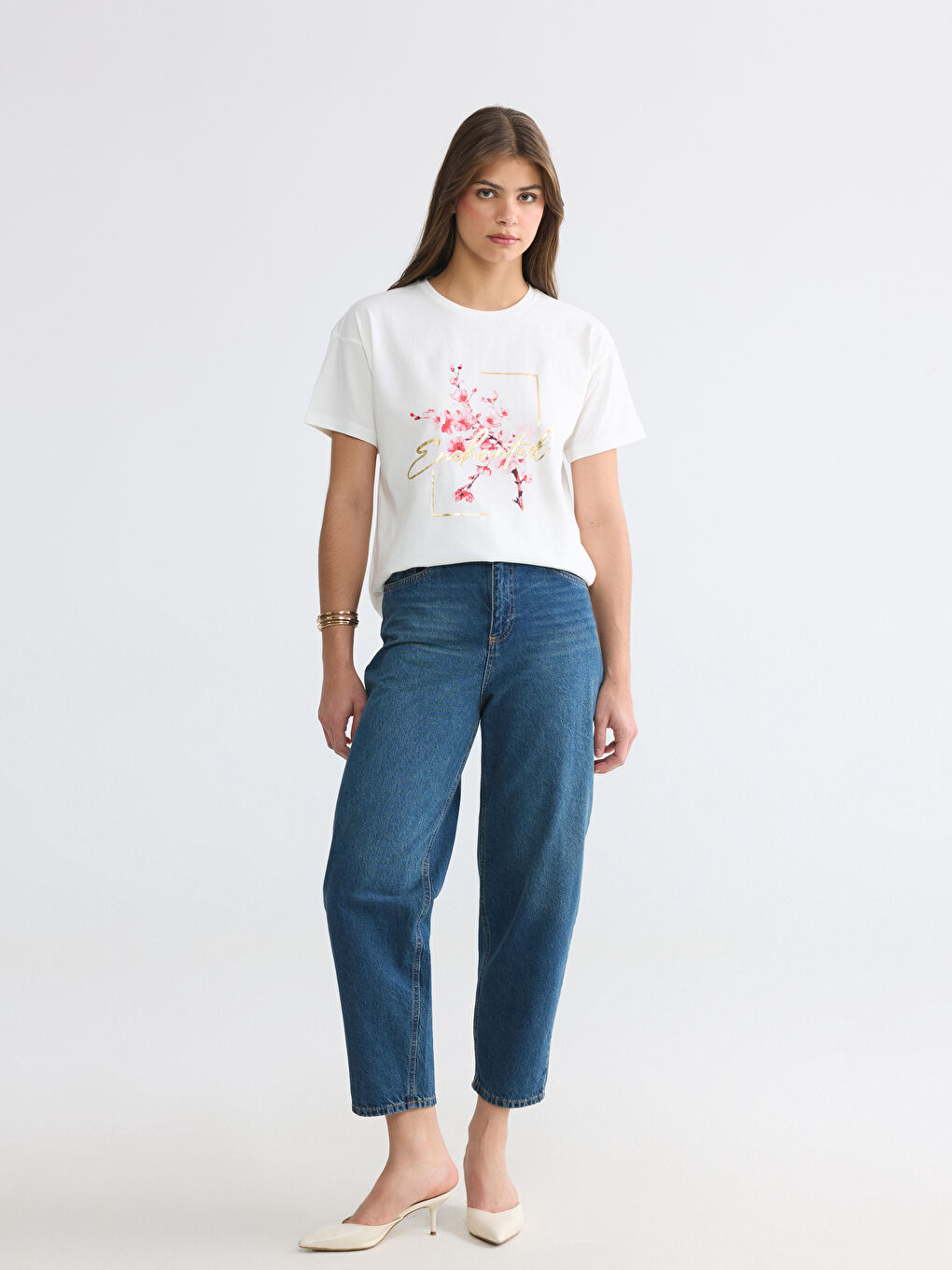 Woman WHITE T-Shirt-1