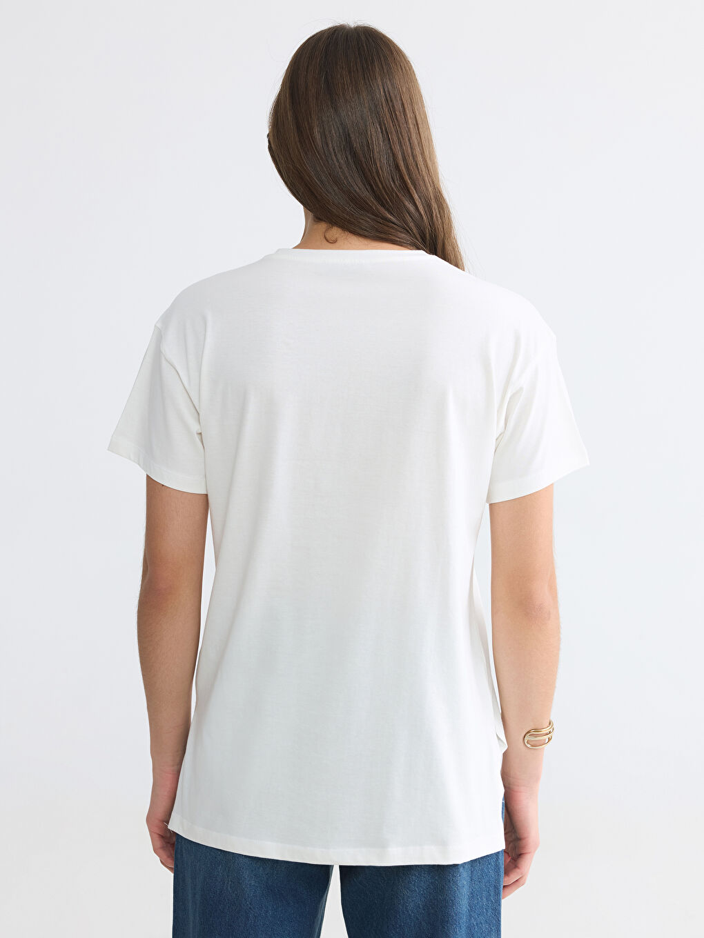Woman WHITE T-Shirt-3