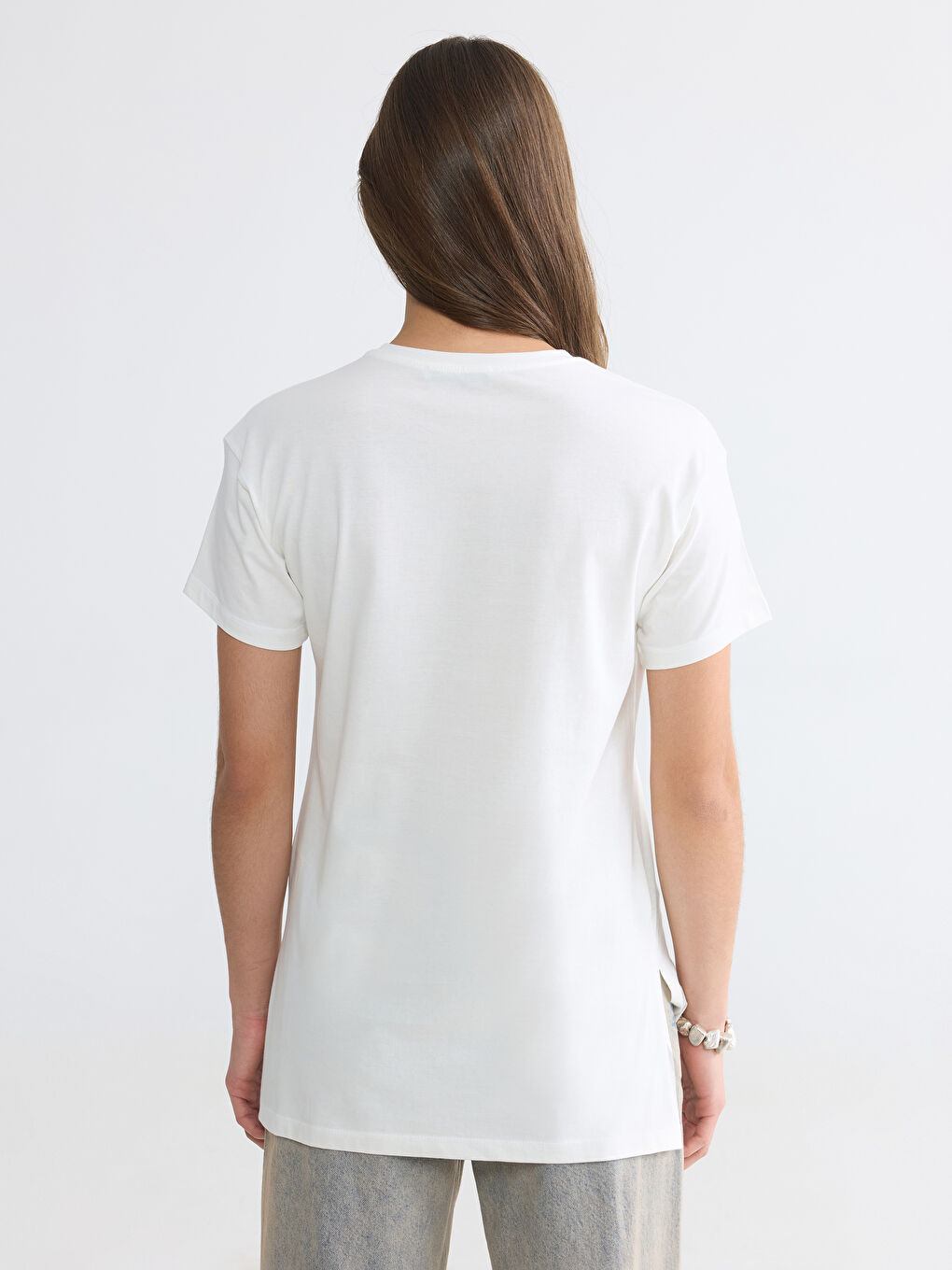 Woman WHITE T-Shirt-3