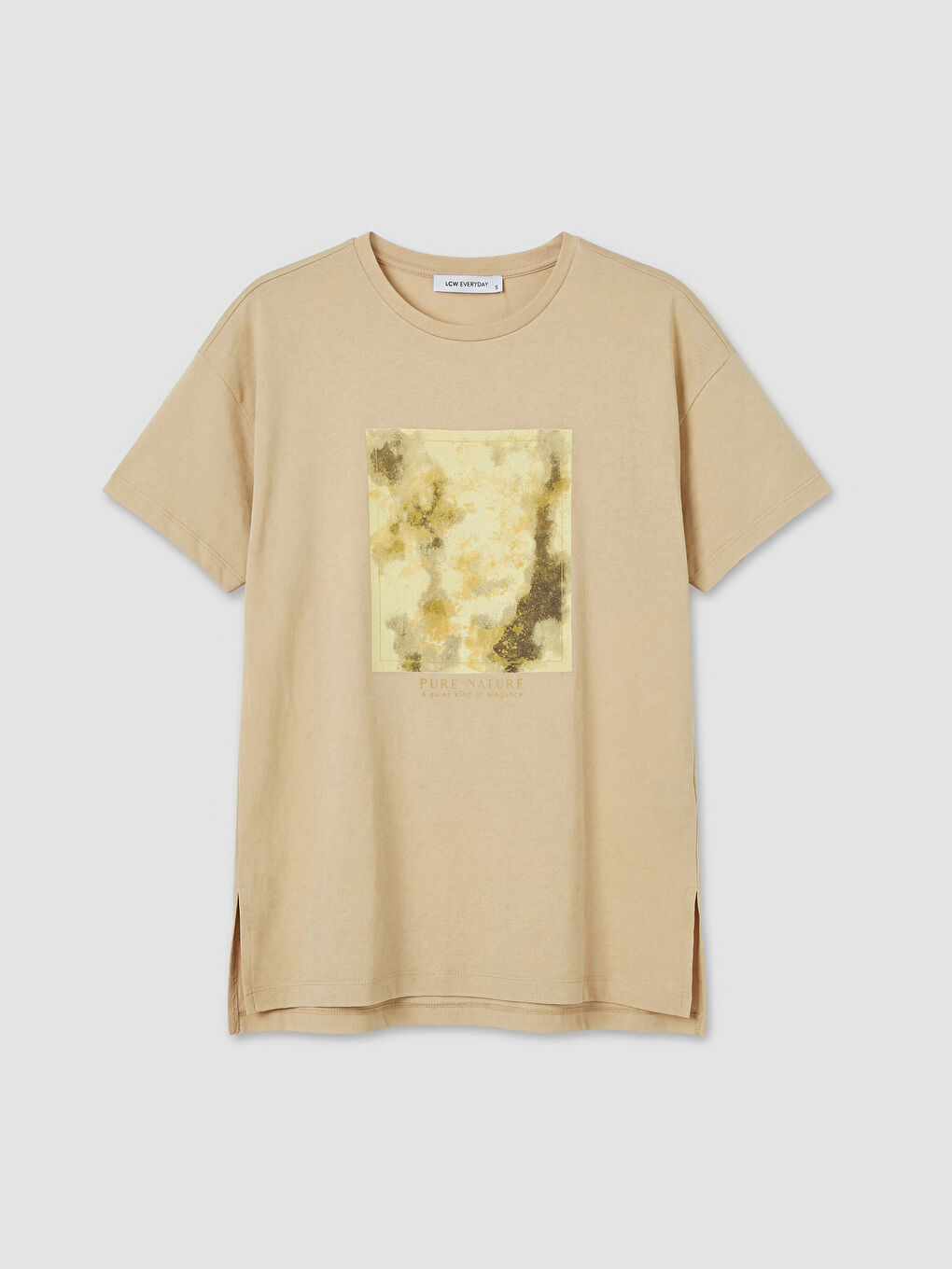 Woman BEIGE T-Shirt