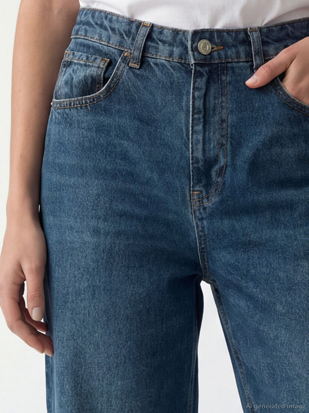 Женщины Индиго Джинсы-2