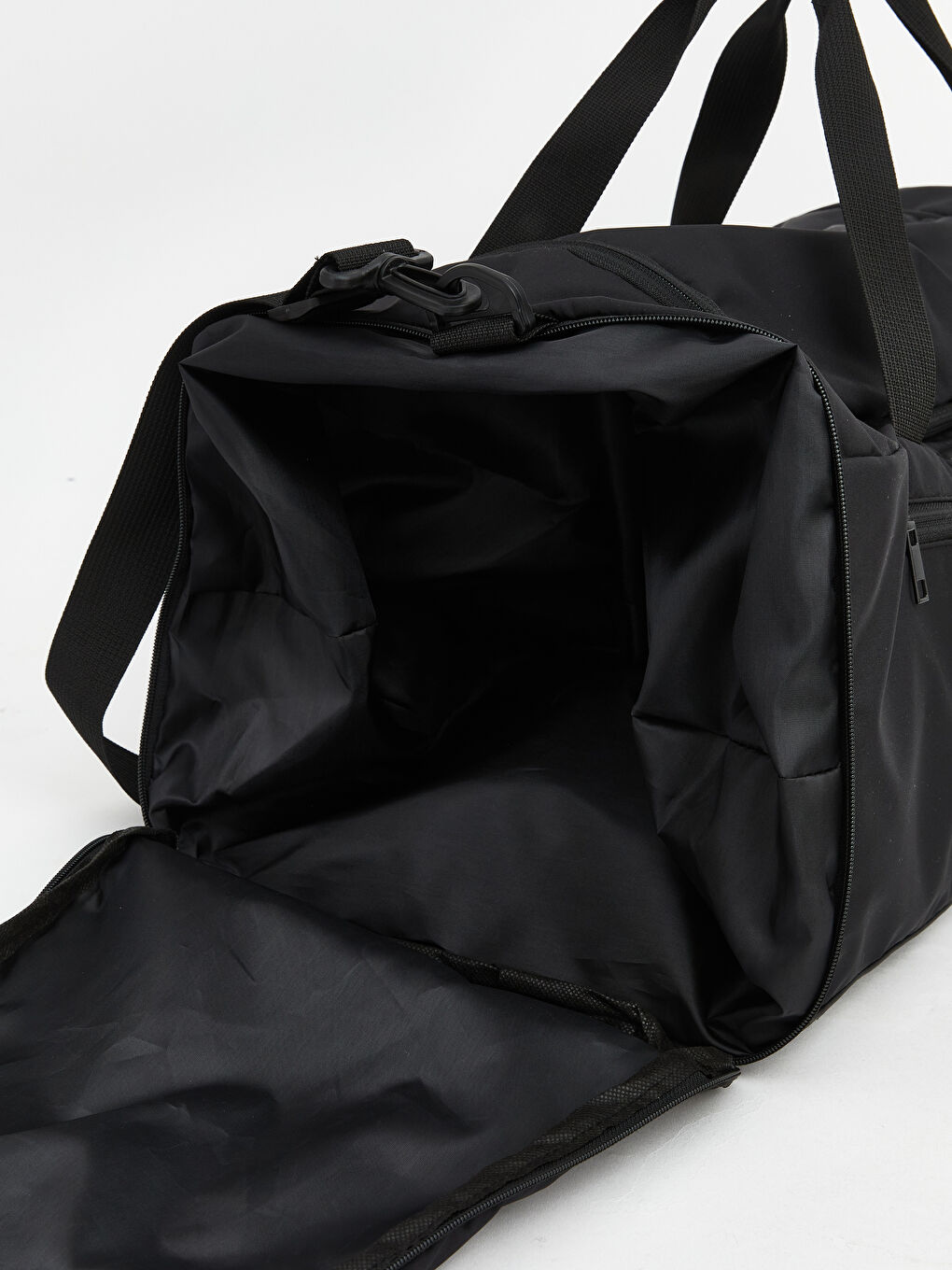 Siyah Baskılı Erkek Spor Çantası -4