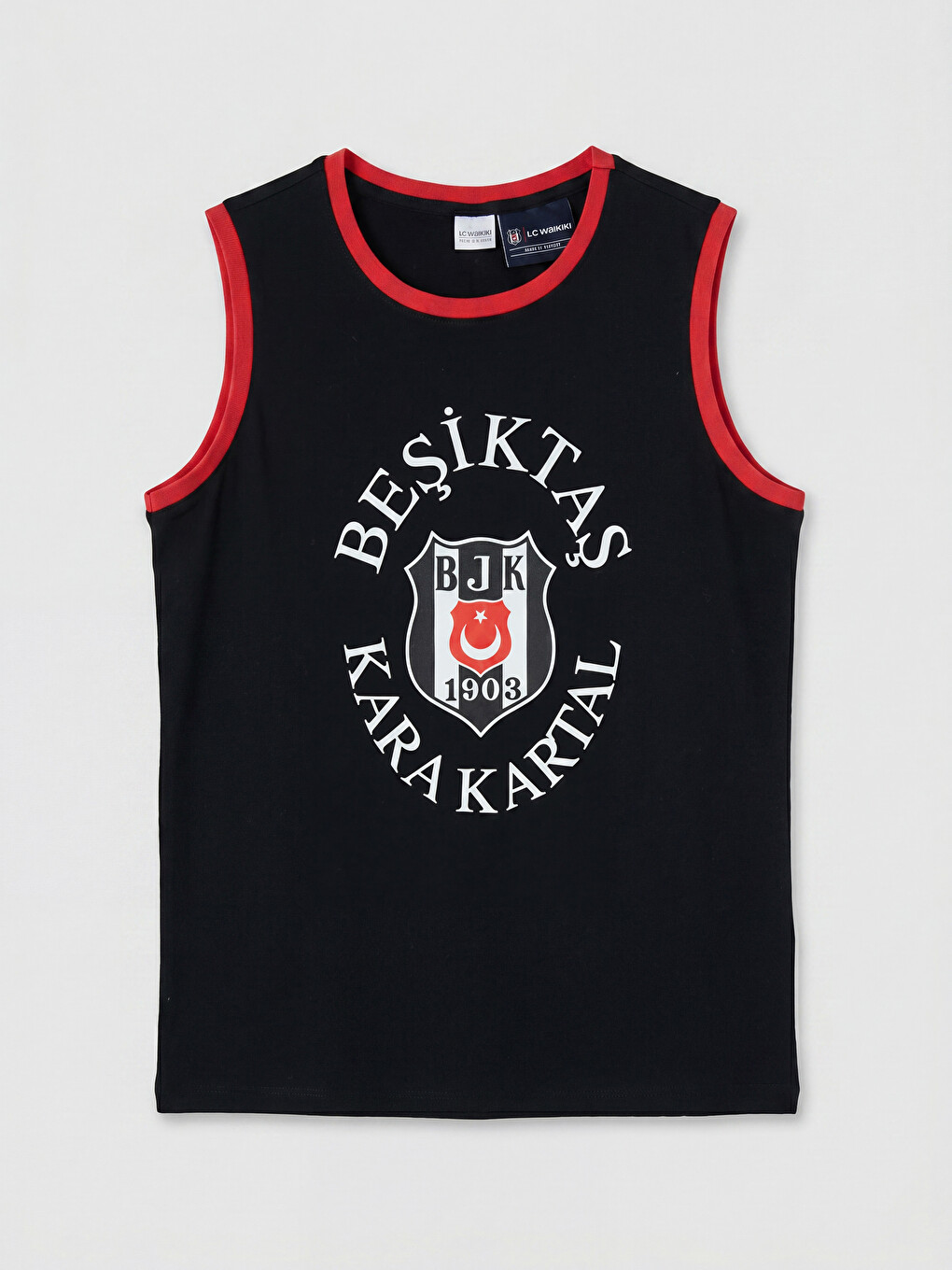 Siyah Beşiktaş Baskılı Erkek Çocuk Pijama Üstü