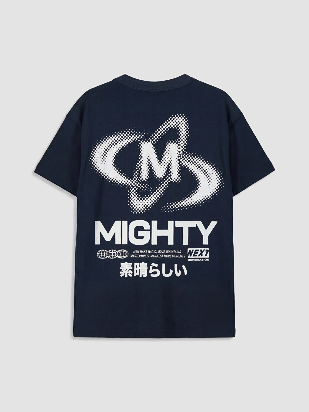 T-shirt Marine Garçon-4
