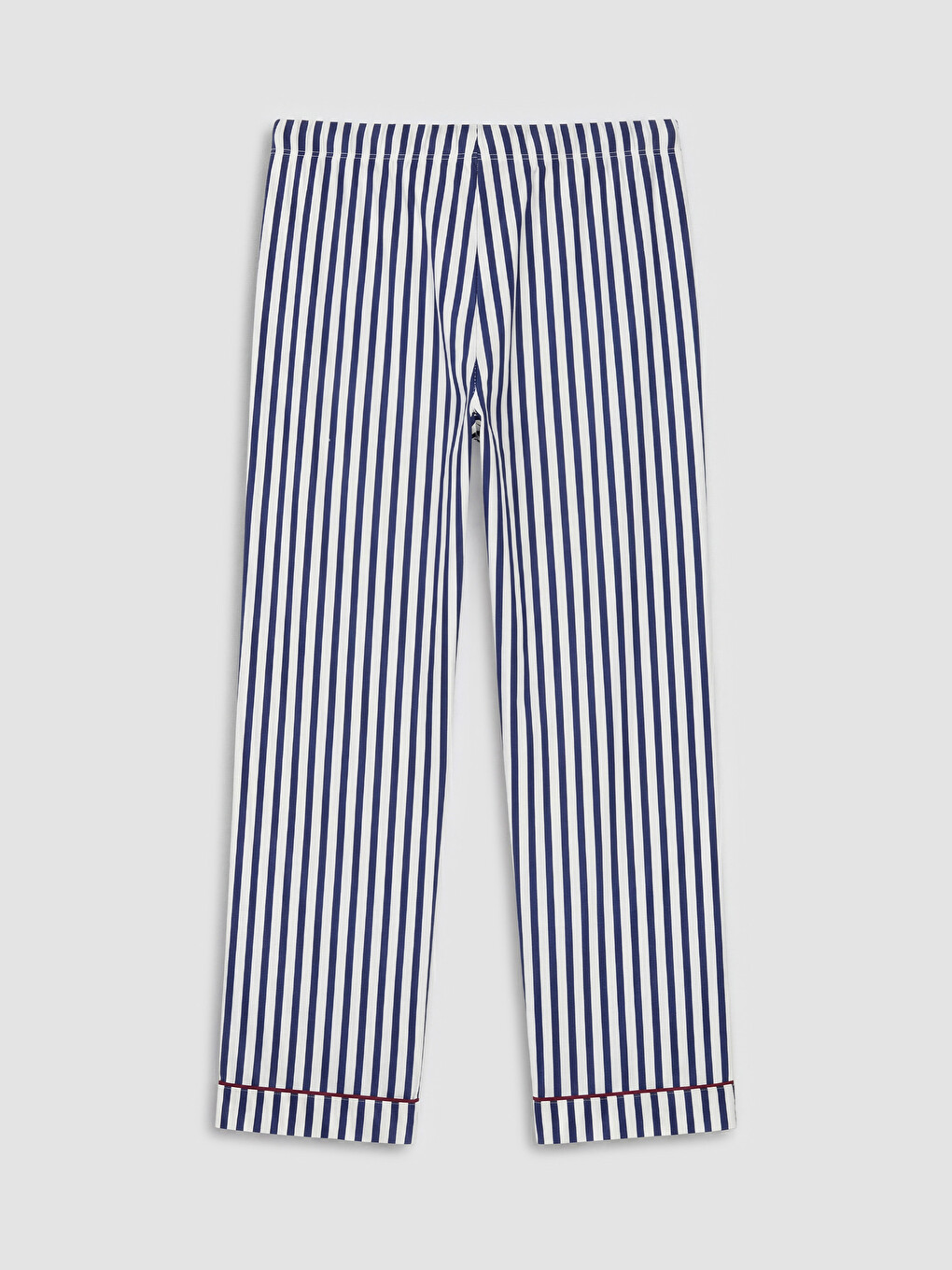 Lacivert Çizgili Kadın Pijama Altı-1
