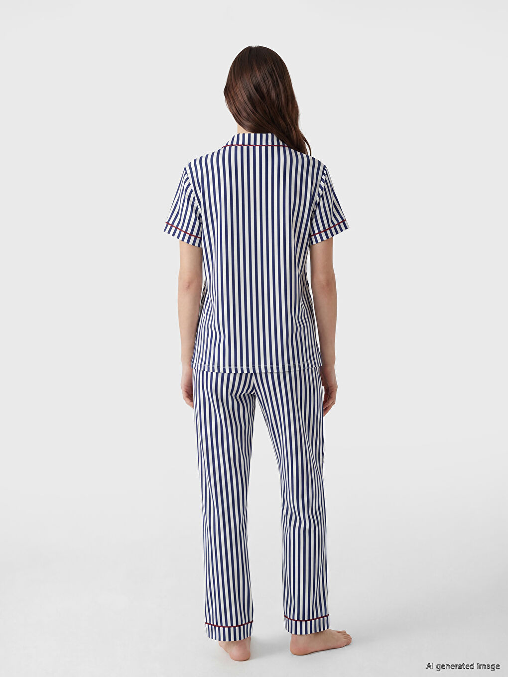 Bär Teddy Bedrucktes Damen Pyjama-Set-3