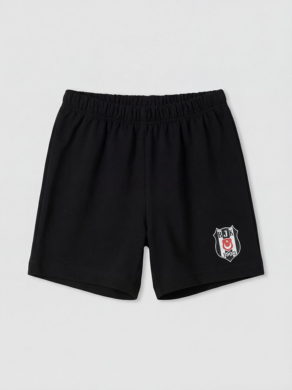 Beyaz Beşiktaş Lisanslı Erkek Bebek Tişört ve Şort Takım-3