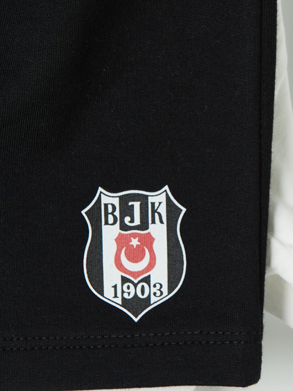 Beyaz Beşiktaş Lisanslı Erkek Bebek Tişört ve Şort Takım-6