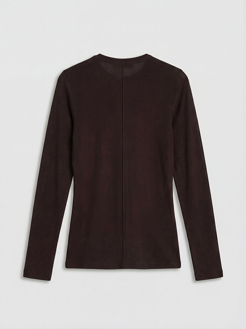 Mürdüm Bisiklet Yaka Uzun Kollu Bluz-1