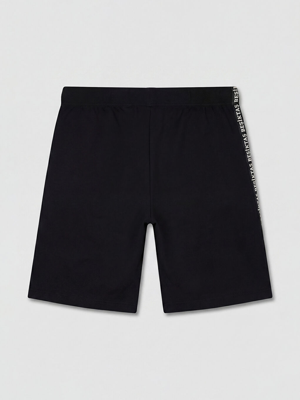 Siyah Beşiktaş Baskılı Erkek Çocuk Şortlu Pijama Takımı-4