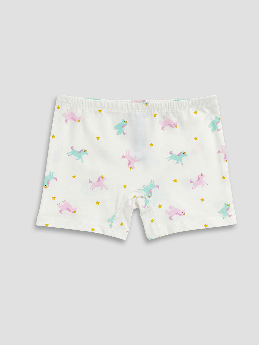 Ekru Kız Çocuk Boxer