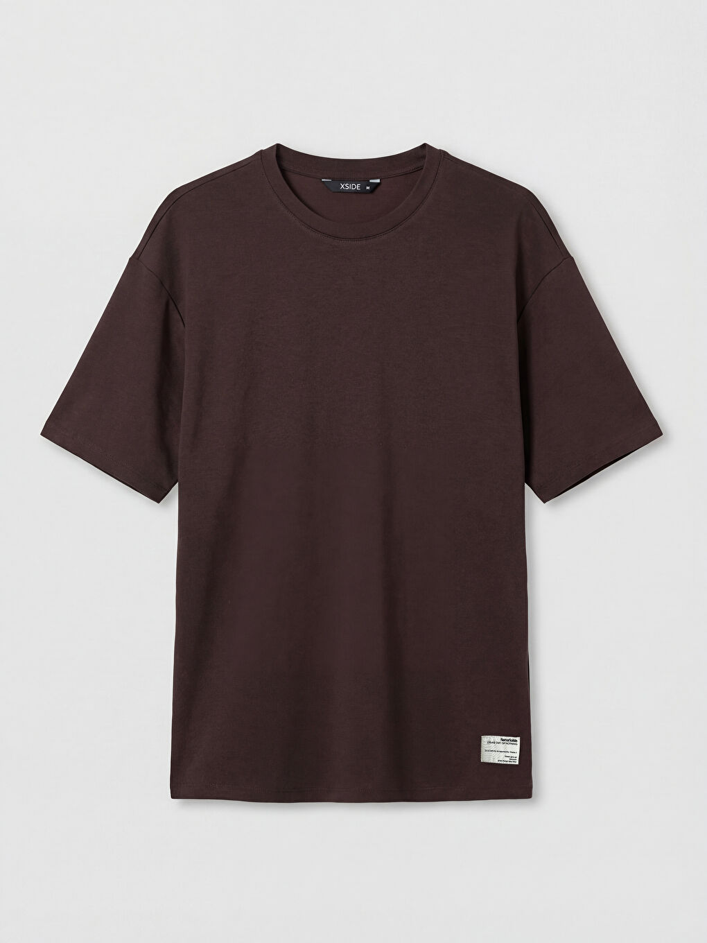 Mürdüm Bisiklet Yaka Erkek Tişört