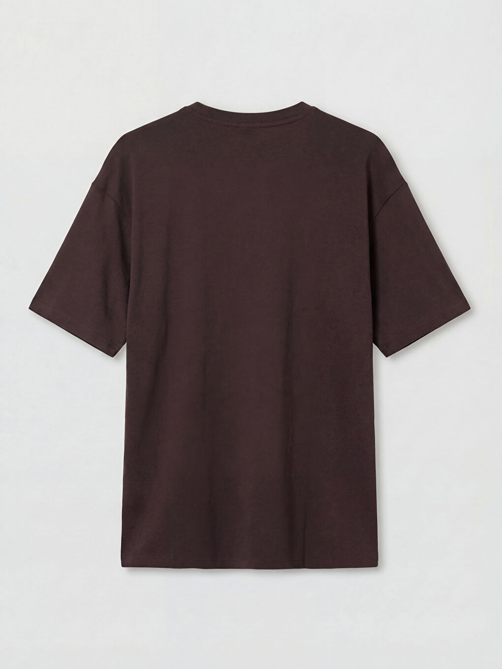 Mürdüm Bisiklet Yaka Erkek Tişört-1