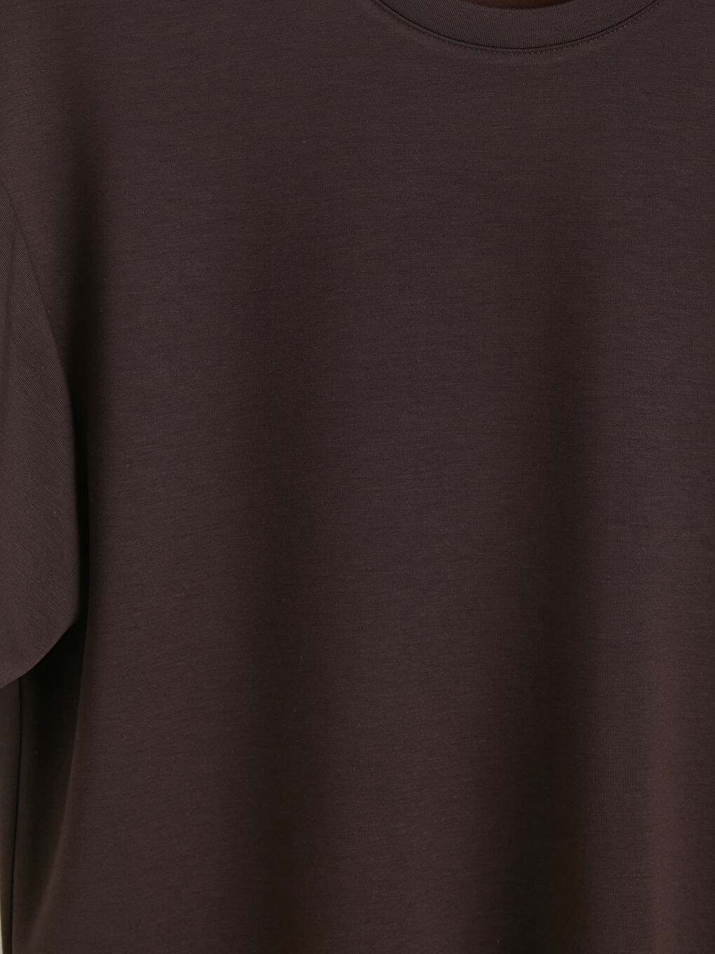 Mürdüm Bisiklet Yaka Erkek Tişört-2