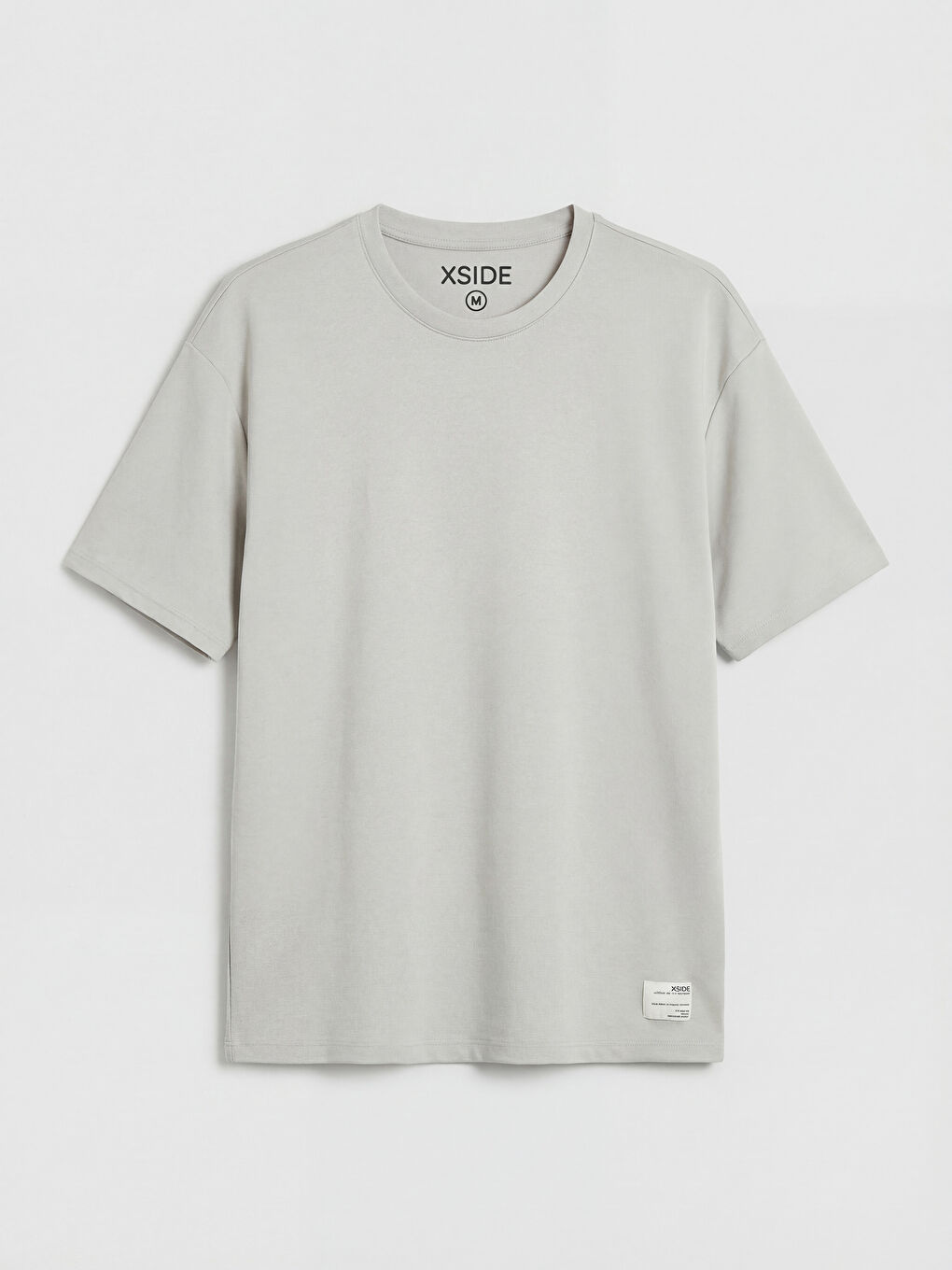 Bej Bisiklet Yaka Erkek Tişört