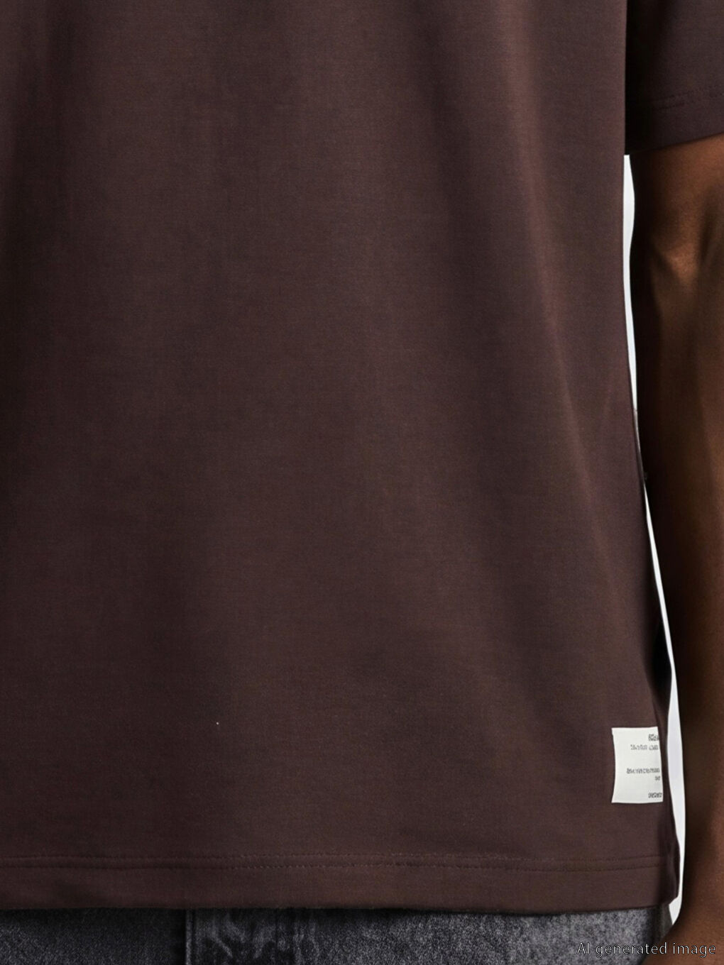 Tricou cu guler rotund pentru bărbați-2