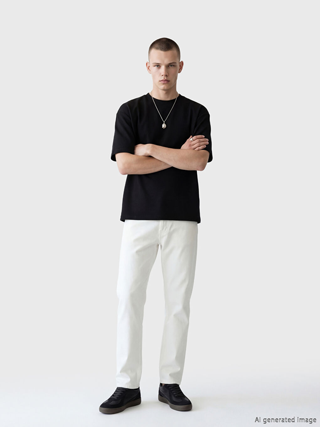 მრგვალი საყელოს მამაკაცის მაისური-1