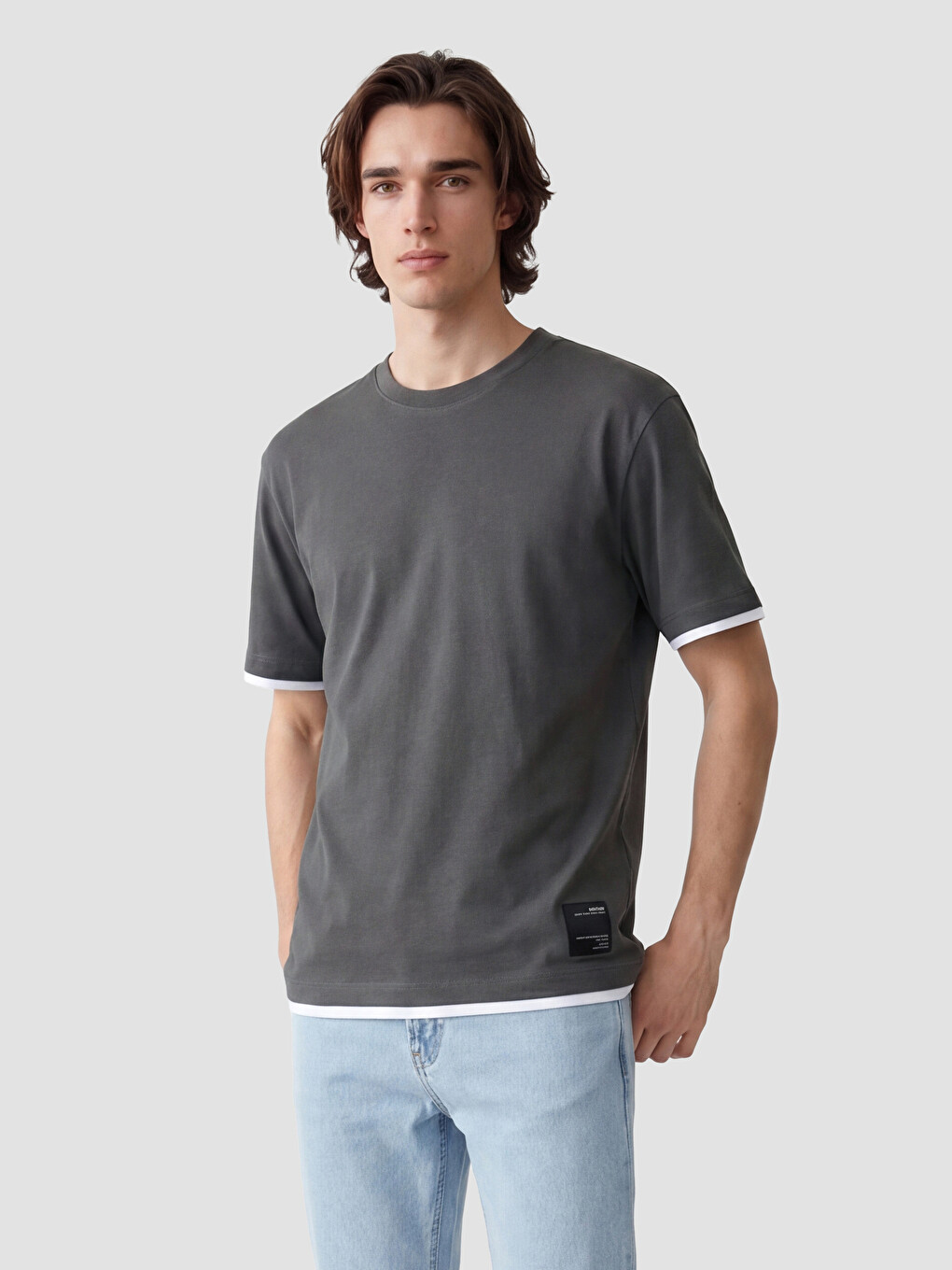 Crew Neck Jersey Men's T-Shirt