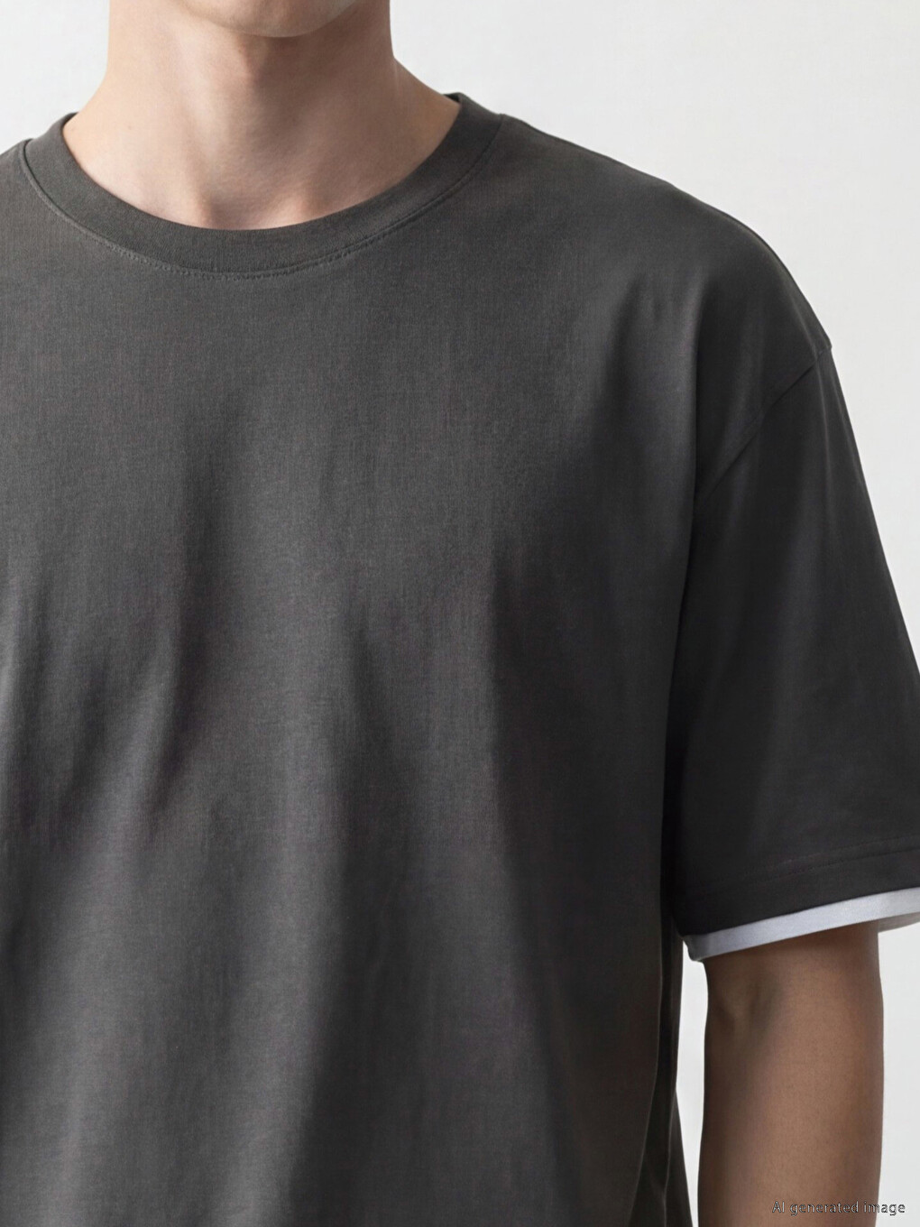 Crew Neck Jersey Men's T-Shirt-2