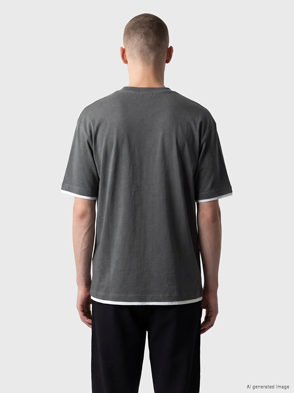 Crew Neck Jersey Men's T-Shirt-3