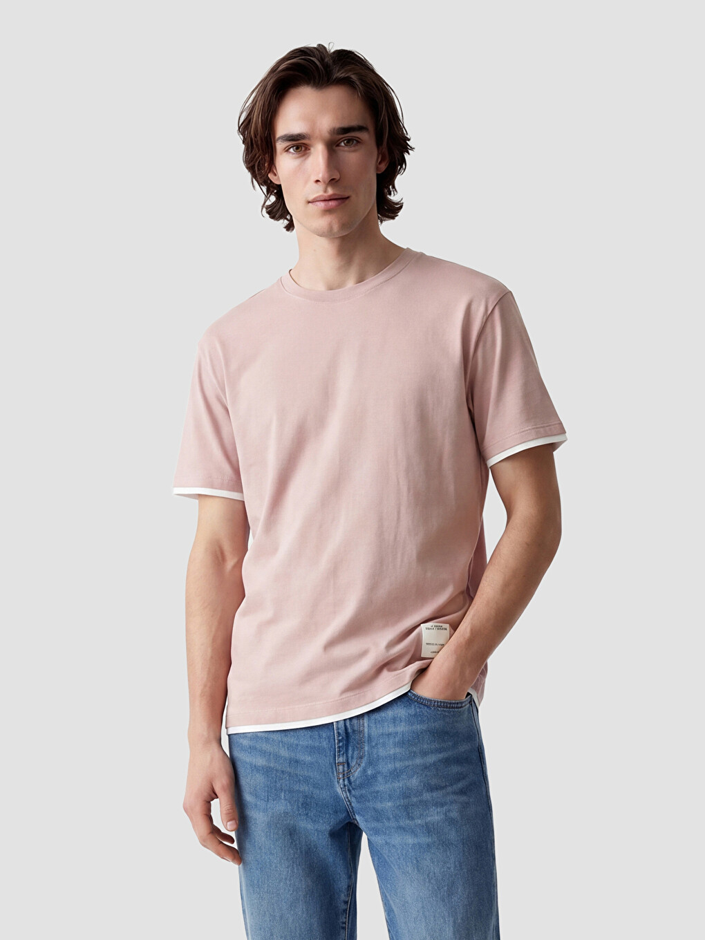 Crew Neck Jersey Men's T-Shirt