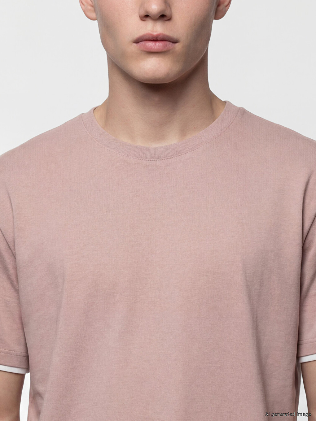 Crew Neck Jersey Men's T-Shirt-2