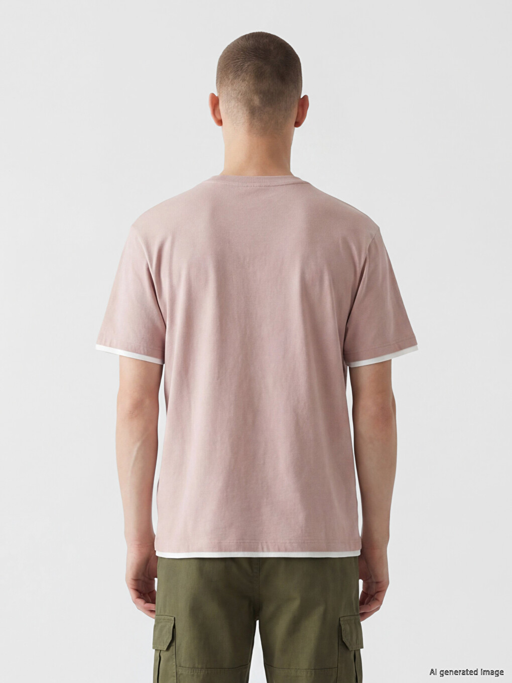 Crew Neck Jersey Men's T-Shirt-3